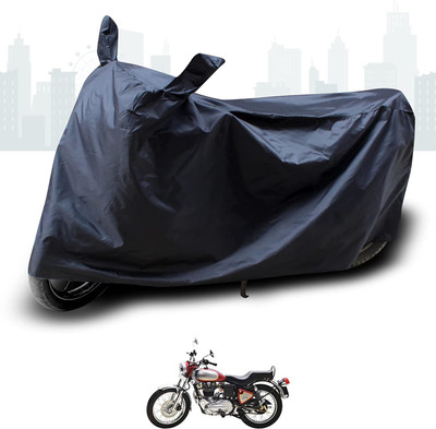 KEDIT Two Wheeler Cover for Royal Enfield(Electra 5S, Black)