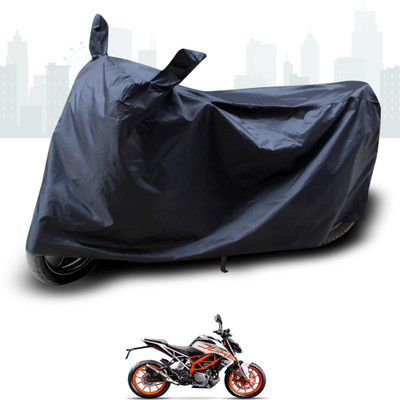 KEDIT Two Wheeler Cover for TVS(Apache RTR 160 4V, Black)