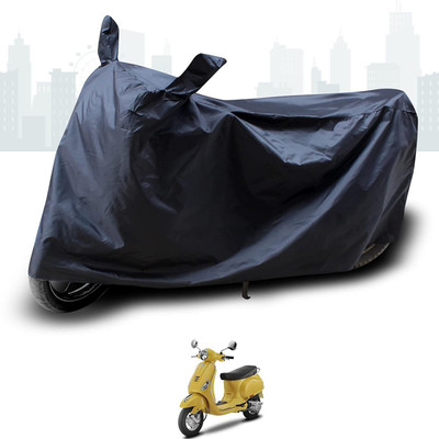 KEDIT Two Wheeler Cover for Vespa(Vespa LX 125, Black)