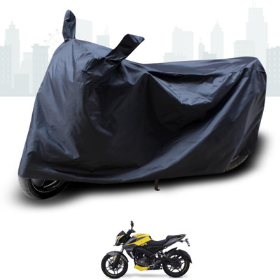 KEDIT Two Wheeler Cover for Bajaj(Pulsar 200NS FI BS6, Black)