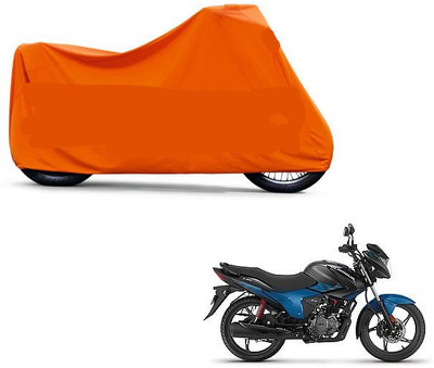 PRPaccessories Two Wheeler Cover for Hero(Glamour Programmed FI BS6, Orange)