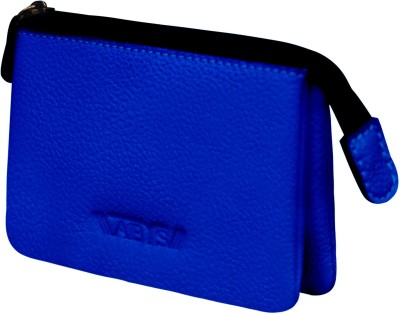 ABYS Men & Women Casual, Formal, Travel, Trendy Blue Genuine Leather Money Clip(2 Card Slots)