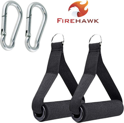 LCARNO 2Pcs Exercise Handle Cable Machine Attachment Resistance Band Handle With S Lock Multi-training Bar