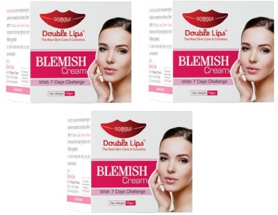 DOUBLE LIPS Blemish Clear Pigmentation Day&Night Cream Ayurvedic Formulation Pack of 3(45 g)