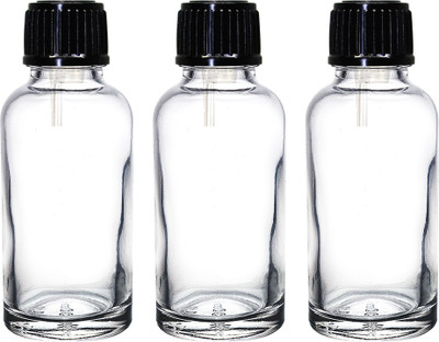 nsb herbals 30 ml Glass Bottle(Pack of 3, Clear)