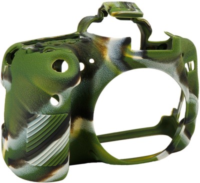Lamkoti 80d silicone protective body camera cover for canon 80d camera  Camera Bag(camouflage)