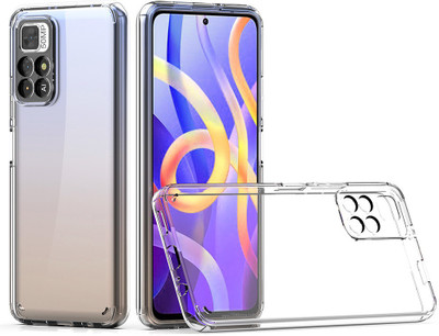 LILLIPUT Back Cover for Poco M4 Pro 5G(Transparent, Silicon, Pack of: 1)