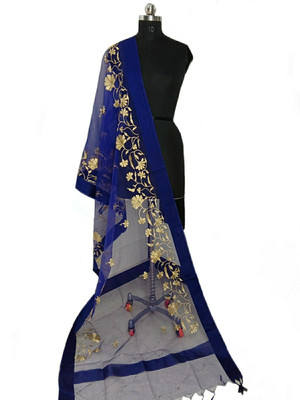 The SDF India Organza Embroidered Women Dupatta