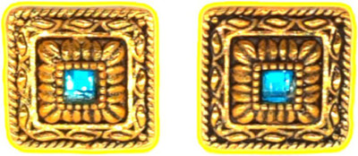 SILGEMART SilGemArt Square Shaped Stud Earrings Alloy Stud Earring