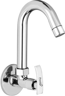 Prestige Brass Passion Sink Cock Handle with Swivel Spout Pillar Tap Faucet