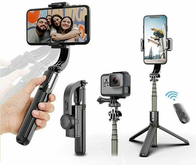 subton Gimbal Tripod Antishake Mobile Stabilizer for Horizontal/Vertical VideoRecording Single Gimbal for Mobile, Camera(1 Kg)