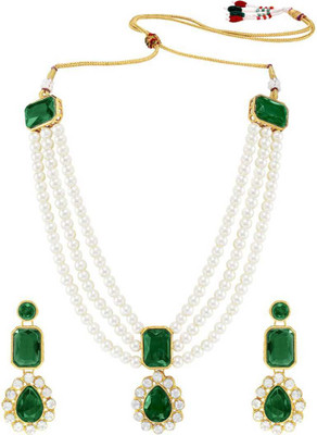 CATALYST Alloy Copper Green Jewellery Set(Pack of 1)