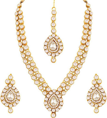 CATALYST Alloy Copper White Jewellery Set(Pack of 1)