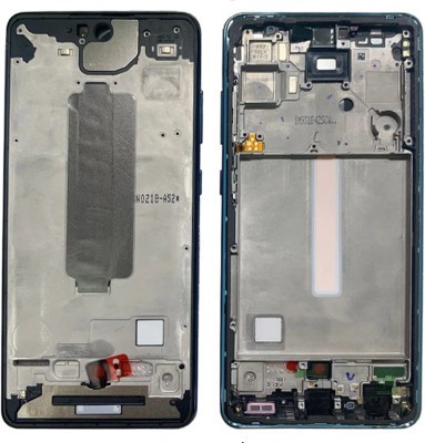Sandreezz Samsung Galaxy A52 / A52s (LCD Frame Middle Chassis) Front Panel(Blue)
