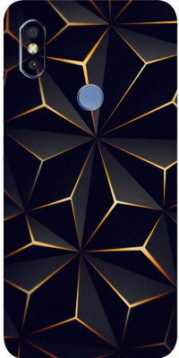 BugguSkin Mi Redmi Y2, Mi Redmi Y2, Mi Redmi Y2 Mobile Skin(Ultra Super Black Abstract Shape Skin With High Matte Finish.)