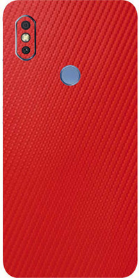 TJ CREATION Mi Redmi Y2, Mi Redmi Y2 Mobile Skin(Ultra Super Red Carbon Fiber Skin With High Mattte Finish.)