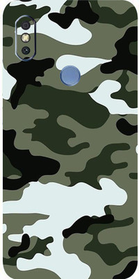 BugguSkin Mi Redmi Y2, Mi Redmi Y2 Mobile Skin(Ultra Super Camouflage Military Winter Skin With High Mattte Finish.)