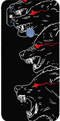 BUGGU Mi Redmi Y2 Mobile Skin(Ultra Super Angry Wolf Skin With High Matte Finish.)