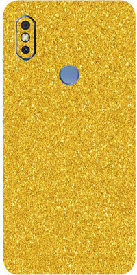BUGGU Mi Redmi Y2 Mobile Skin(Ultra Super Golden Glitter Skin With High Matte Finish.)