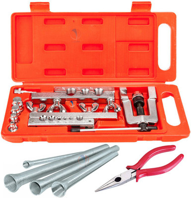 Mass Pro Flaring Tools & Spring Bender AC & Refrigeration Tube Flaring Kit Multi Vise Tool