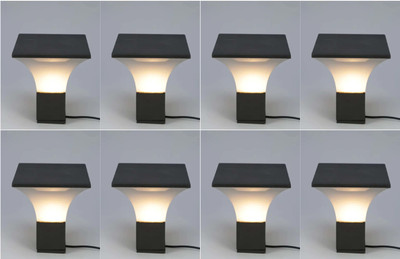 PR Prashant PR-Duplex-PO8 Gate Light Outdoor Lamp(Grey, White)