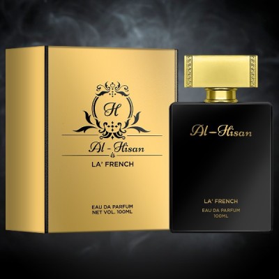 La French Al-Hisan Long Lasting (Men&Women) Perfume Fragrance Eau de Parfum  -  100 ml(For Men & Women)