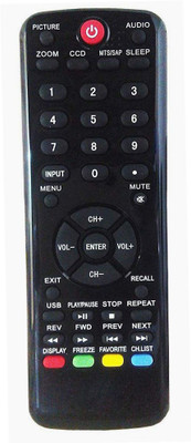 BhalTech  LED LCD TV Compatible with LED LCD TV  Haier Remote Controller(Black)