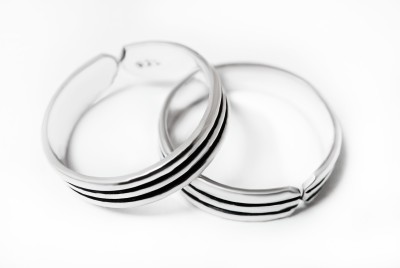 INARI SHINES 925 Oxidized Silver Classic Toe rings for women and girls Sterling Silver Toe Ring