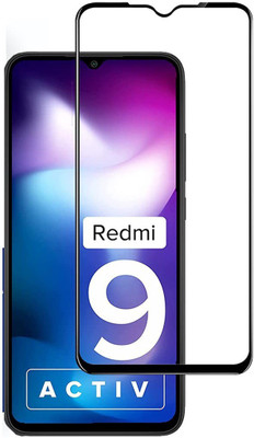 SNMART Edge To Edge Tempered Glass for Redmi 9 Active(Pack of 1)