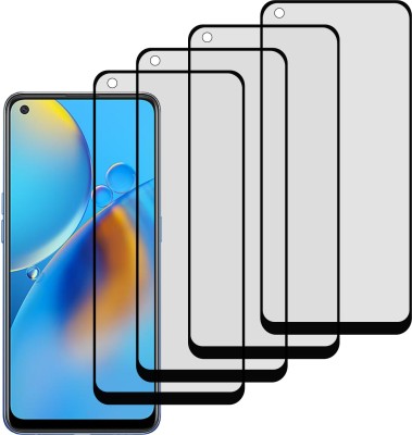 KITE DIGITAL Edge To Edge Tempered Glass for Oppo A54 (5G) / A74 (5G)(Pack of 4)