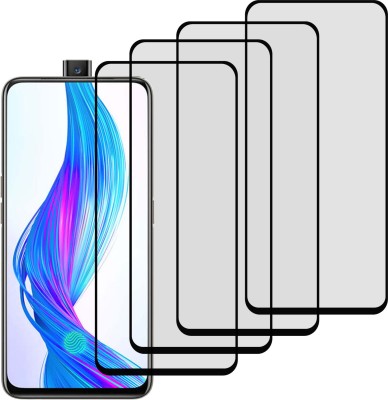 KITE DIGITAL Edge To Edge Tempered Glass for Realme X(Pack of 4)
