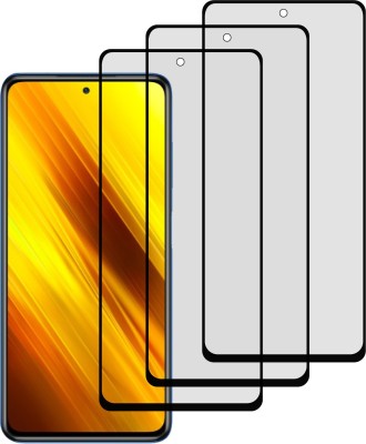 KITE DIGITAL Edge To Edge Tempered Glass for Poco M2 Pro(Pack of 3)