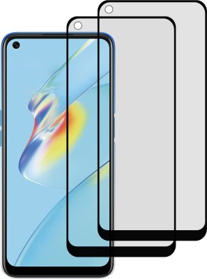 KITE DIGITAL Edge To Edge Tempered Glass for Oppo A74 (4g)(Pack of 2)