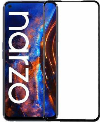 GDBUY Edge To Edge Tempered Glass for realme Narzo 50, Narzo 50(Pack of 1)
