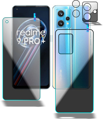 PONDRIK Front and Back Screen Guard for REALME 9 PRO PLUS, REALME 9 PRO +(Pack of 3)