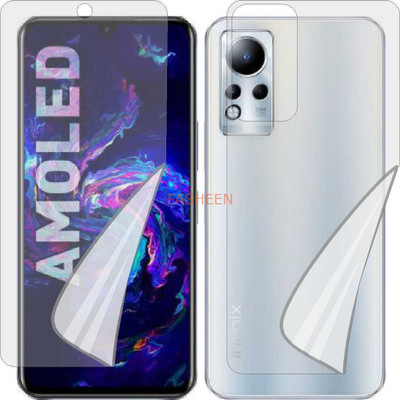 Fasheen Front and Back Screen Guard for INFINIX X663 (Edge To Edge TPU Full Coverage)(Pack of 2)