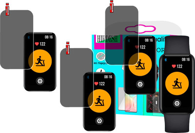 hirdesh Screen Guard for Redmi Smart Band Pro(Pack of 3)