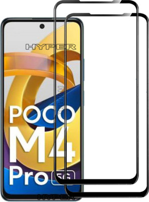 Hyper Tempered Glass Guard for Poco M4 Pro 5g(Pack of 2)