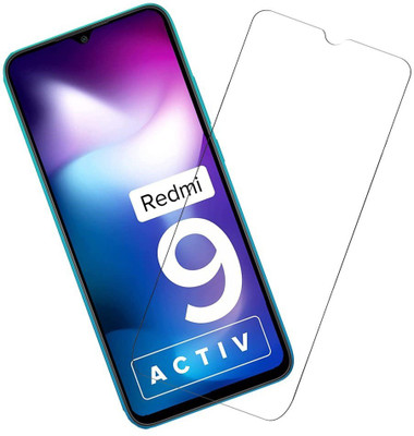 SNMART Tempered Glass Guard for Redmi 9 Active(Pack of 1)