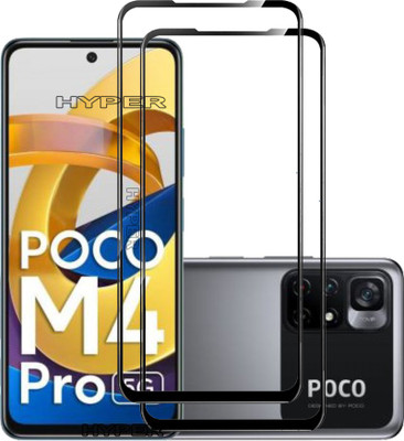 Hyper Tempered Glass Guard for Poco M4 Pro 5g(Pack of 2)