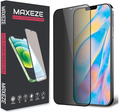 MAXEZE Tempered Glass Guard for Apple iphone 12 Pro Max(Pack of 1)