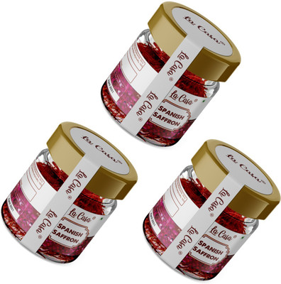 La Casa Spanish Saffron | Combo Pack of 3 | Original Kesar |(3 x 0.5 g)