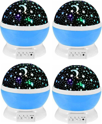 ACJIN ENTERPRISE Dream Color Changing Rotating Projection Star Master Lamp Night Lamp(14 cm, Multicolor)