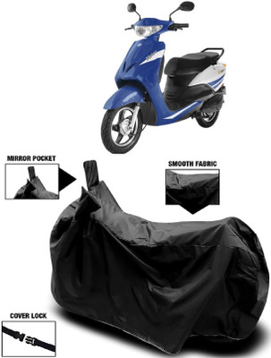 AutoFave Two Wheeler Cover for Electric Cruz(Yo Xplor, Black)