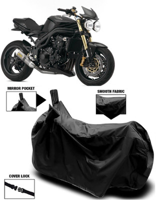ANTOFY Two Wheeler Cover for Triumph(Speed Triple, Black)