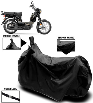 ANTOFY Two Wheeler Cover for TVS(Heavy Duty Super XL, Black)