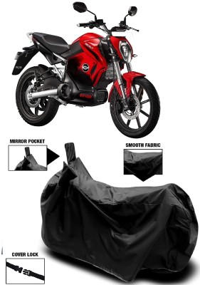 Autoprime Two Wheeler Cover for Revolt(Motors RV 400, Black)