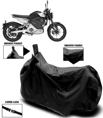 Autoprime Two Wheeler Cover for Revolt(RV Cafe Racer, Black)