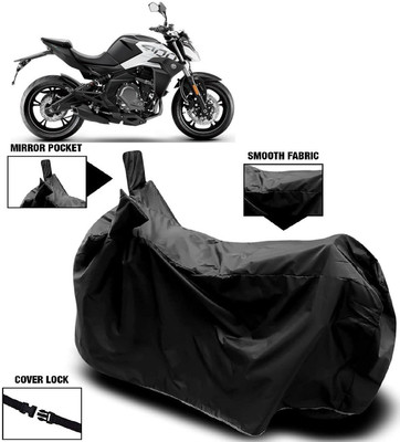 Autoprime Two Wheeler Cover for CFMoto(400NK BS6, Black)
