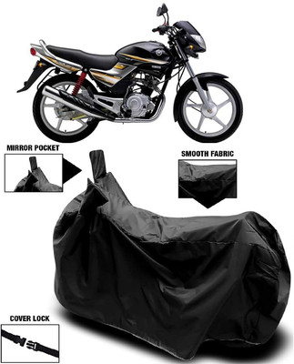 AutoFave Two Wheeler Cover for Yamaha(Libero, Black)